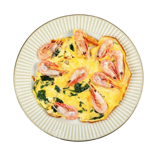 Prawns Omelette